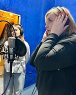 Юные медийщики из «IT-КУБ.Ершов» в студии звукозаписи узнали все секреты создания аудиотреков