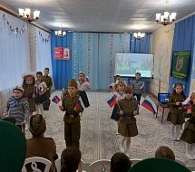 Торжественное закрытие Года защитника Отечества прошло в ершовском детском саду
