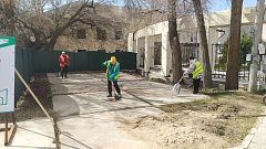 Коллектив МКУ «Благоустройство» продолжает наводить порядок в Ершове