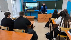 В ершовской школе прошла «Классная встреча» с работником энергетической отрасли