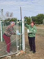 Ершовские сельчане провели субботник на территории мечети