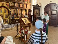 В День семьи, любви и верности ершовские ребята побывали на экскурсии в православном храме