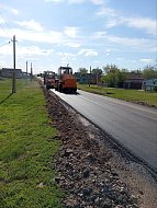 Сразу в нескольких населенных пунктах Ершовского района успешно завершен ремонт дорожного полотна