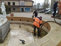 Коллектив МКУ «Благоустройство» продолжает наводить порядок в Ершове