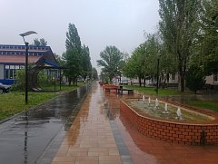 Прогулки под дождем у ершовцев популярностью не пользуются