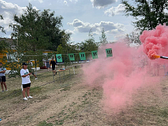 День единых действий: «Дельфиновский забег» в ершовском лагере
