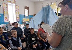 К 160-летию с. Черная Падина Ершовского района для детей провели час краеведения