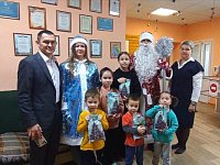 В Ершове железнодорожники сделали замечательный подарок детям в реабилитационном центре