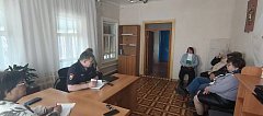 Начальник ОМВД России по Ершовскому району провел прием граждан в селе Орлов-Гай