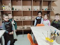 Юные ершовские  следопыты побывали  в гончарной мастерской    