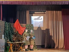 Патриотический час, посвященный юбилею Победы, провели в ершовском селе