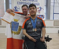 «Рифовец» Сергей Сафин из Ершова привез две медали с чемпионата России по бочча