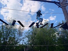 В Ершове состоялось открытие веревочного парка сезона 2025 года