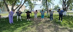 В клубе «Здоровый образ жизни» ершовским сельчанам рассказали, как работать на огороде без вреда для спины