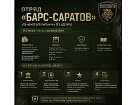 Как вступить в добровольческий отряд «БАРС-Саратов»