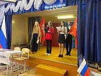 В школе Ершовского района прошло торжественное открытие Парты Героя