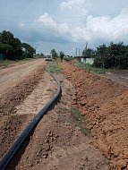 В селе Новорепное Ершовского района идет ремонт водопровода