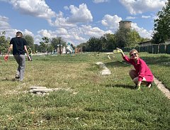 8 августа в Ершове прошел субботник в парке имени Пушкина