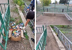 Осень — время субботников: порядок в родном краю поднимает настроение ершовским сельчанам