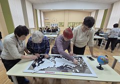 Участниками географического диктанта стали ершовские эрудиты «серебряного» возраста