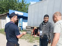 Общественник посетил участковый пункт полиции в городе Ершове