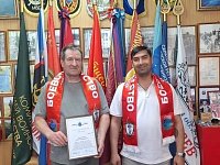 Представителю Ершовского районного отделения «Боевое братство» вручили благодарственное письмо