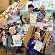 В творческой мастерской «Доброцентра» ершовцы пробовали себя в роли живописцев