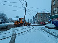 В Ершове дорожная техника вышла на улицы