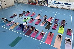 В ФОКе «Дельфин» г. Ершова прошло открытое занятие по гимнастике