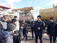 Ершовских Первых пригласили на увлекательную экскурсию в мир железнодорожных профессий