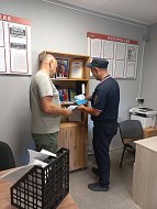 Общественник посетил участковый пункт полиции в городе Ершове