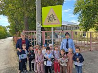 Ершовские дошкольники приняли участие во Всероссийской неделе дорожной безопасности