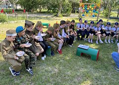 В детском саду «Василек» г. Ершова прошла «Дошкольная Зарница»