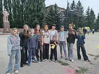 Фестиваль красок раскрасил площадь Ершова