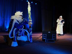 На главной сцене Ершовского района прошел театрализованный рождественский концерт «Зимняя сказка»