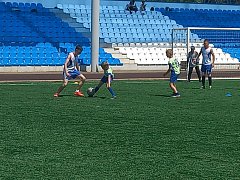 Сегодня, 4 июня, на стадионе "Юность" г. Ершова состоялся региональный этап Всероссийских соревнований юных футболистов "Кожаный мяч" среди сельской лиги "Колосок"