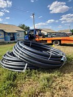 В рамках региональной программы в ершовском селе начались работы по ремонту водопроводных сетей