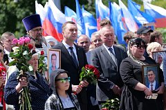 Церемония памяти: на Соколовой горе увековечены имена погибших ершовцев – участников СВО