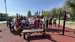 В Ершове отметили День физкультурника сдачей нормативов ГТО