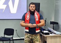 Участника спецоперации наградили за храбрость