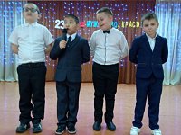 В школе №5 г. Ершова прошел концерт "23+8=мужество, красота, любовь"