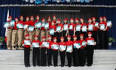 В Ершове прошла торжественная церемония награждения победителей военно-патриотической игры «Зарница 2.0»