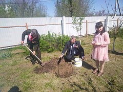 Сад памяти и тепло сердец: в Ершовском реабилитационном центре встретили Победу