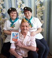 "Серебряные" волонтеры Ершовского района провели акцию ко Дню защитника Отечества