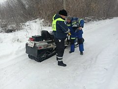 В Ершовском районе прошел рейд «Снегоход»