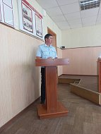 На оперативном совещании в  ОМВД России по Ершовскому району подвели итоги оперативно-служебной деятельности за 1 полугодие 2025 года