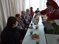 3 февраля в РДК участники любительского объединения «Горница» вновь встретились за чашкой чая.
