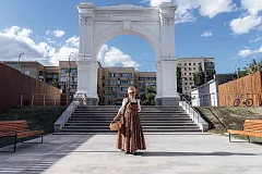 У Триумфальной арки в Саратове могут снимать кино