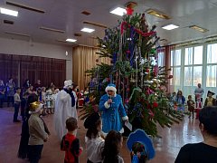 В Ершове прошло новогоднее представление для детей мобилизованных граждан