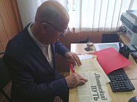 Ершовец Анатолий Коновалов предан районной газете уже более полувека